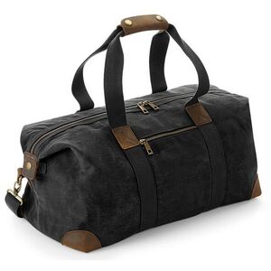 Quadra Heritage Leather Accents Holdall