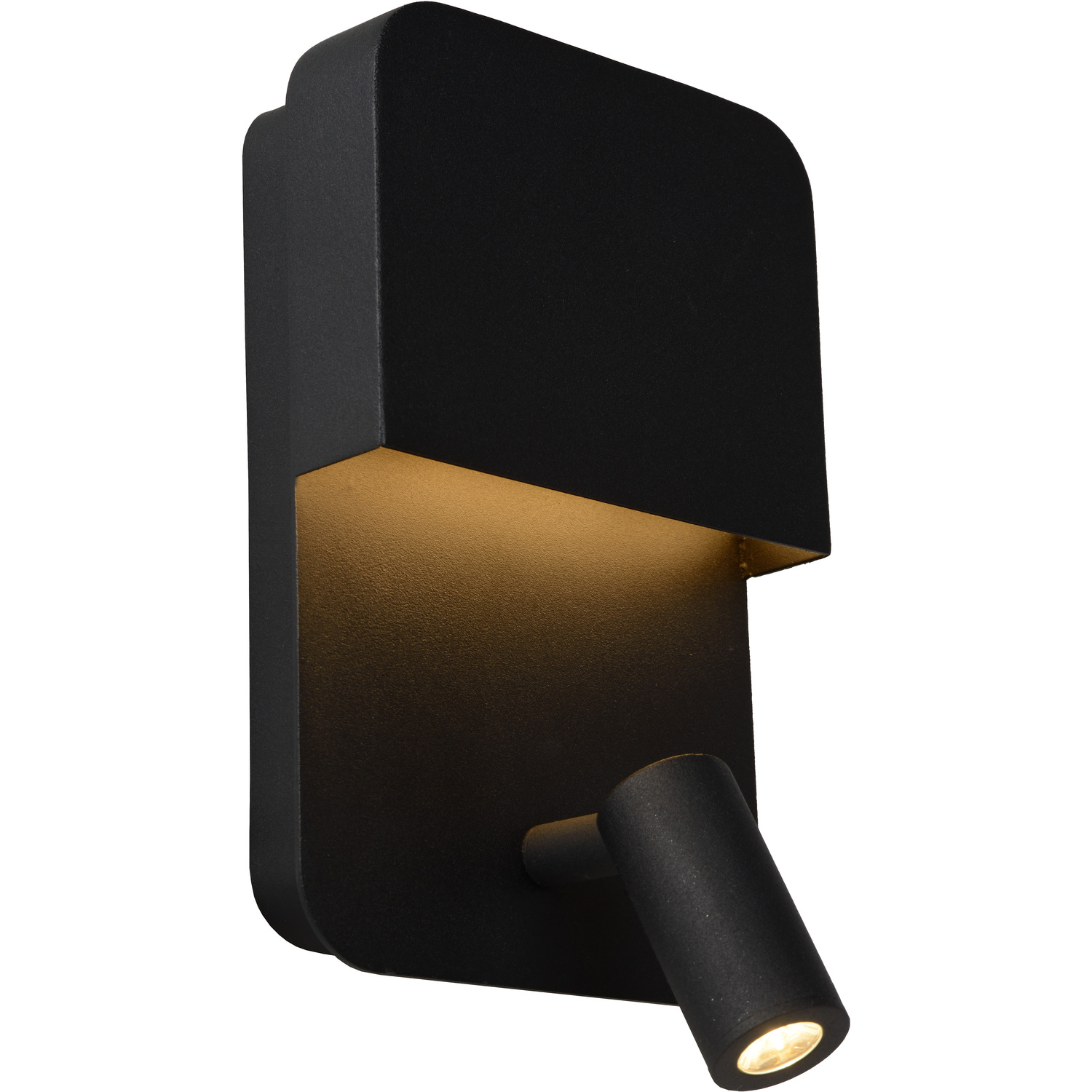 B&Q -  Boxer Modern Wall LightLed1X10W 3000KWith Usb Charging PointBlack - Image 5