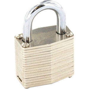 Securit Laminated Padlock Brass Cylinder