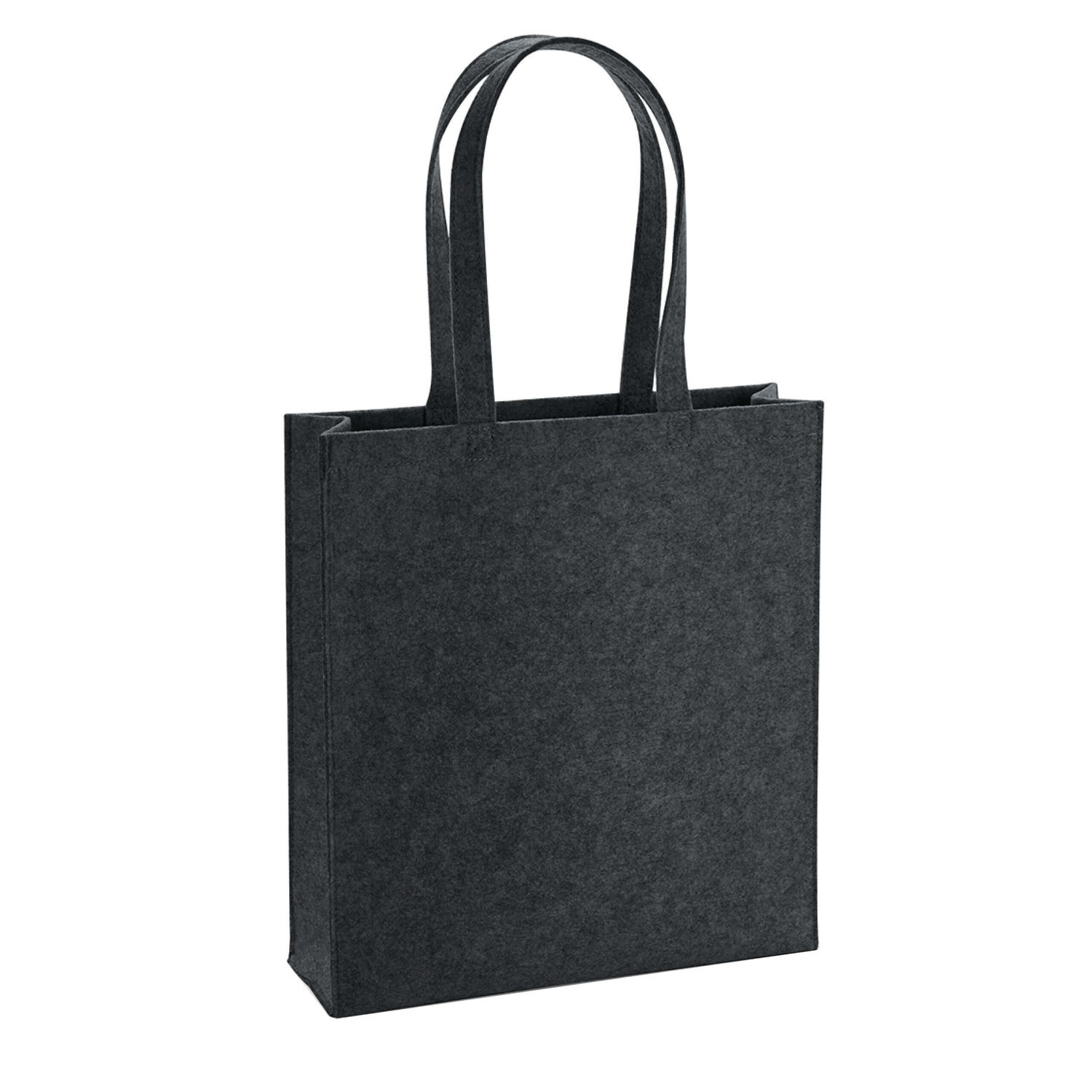 Bagbase Felt Tote Bag A - Charcoal Melange