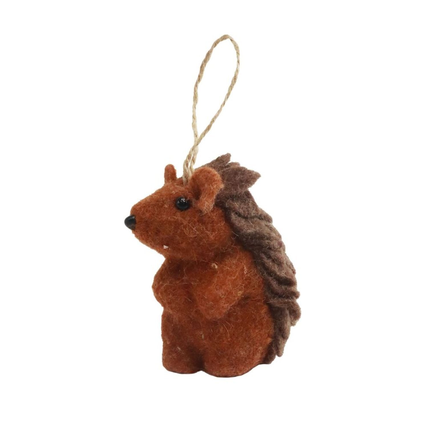 - Hedgehog Hanging Decoration 10Cm 2 PackBrown - Image 3