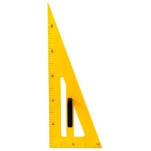 Blackboard Set Square 60 Degree - Black