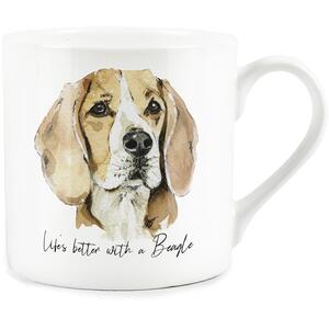 Beagle Portrait Bone China Mug
