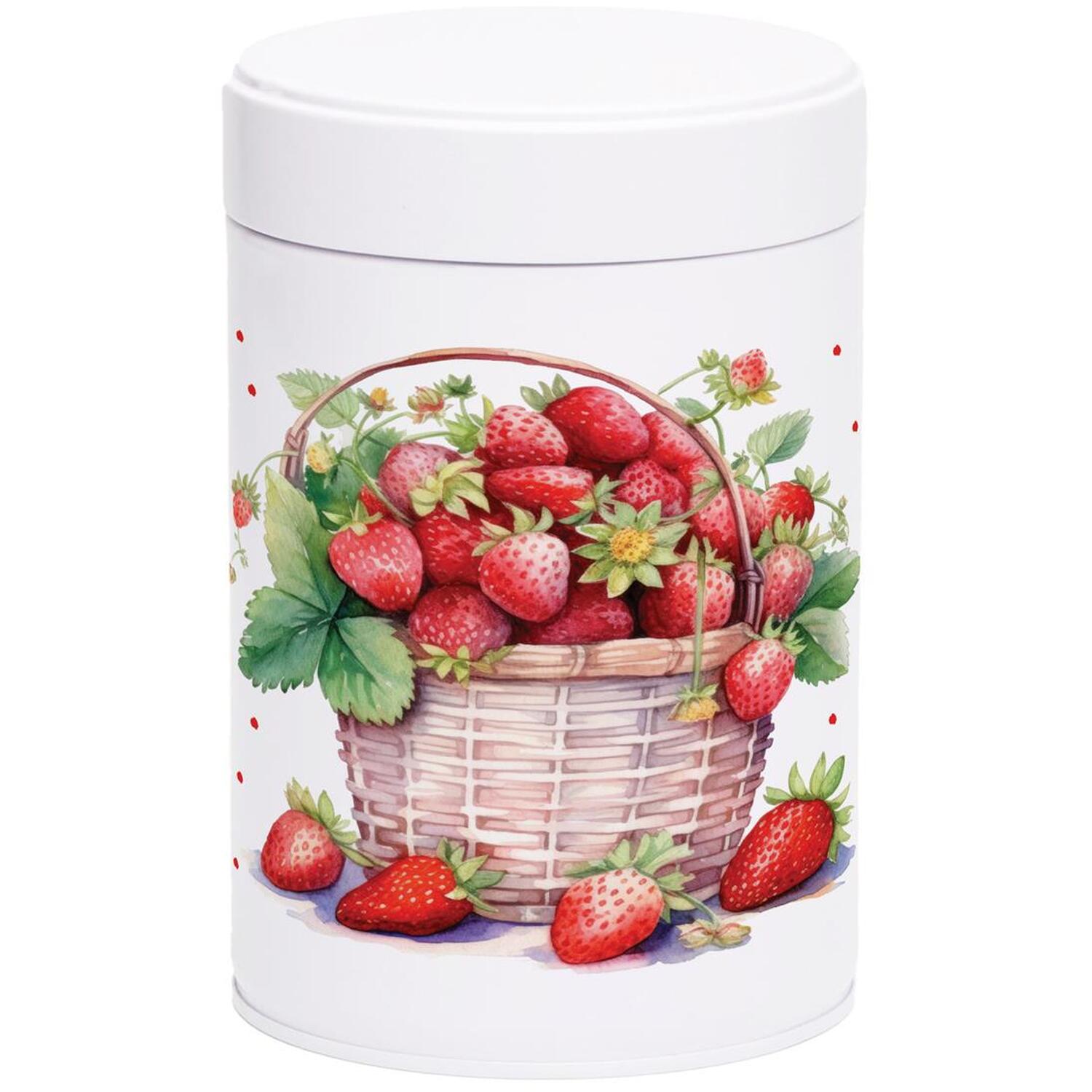 Purely Home Strawberry Basket Twist-Lid Kitchen Canister