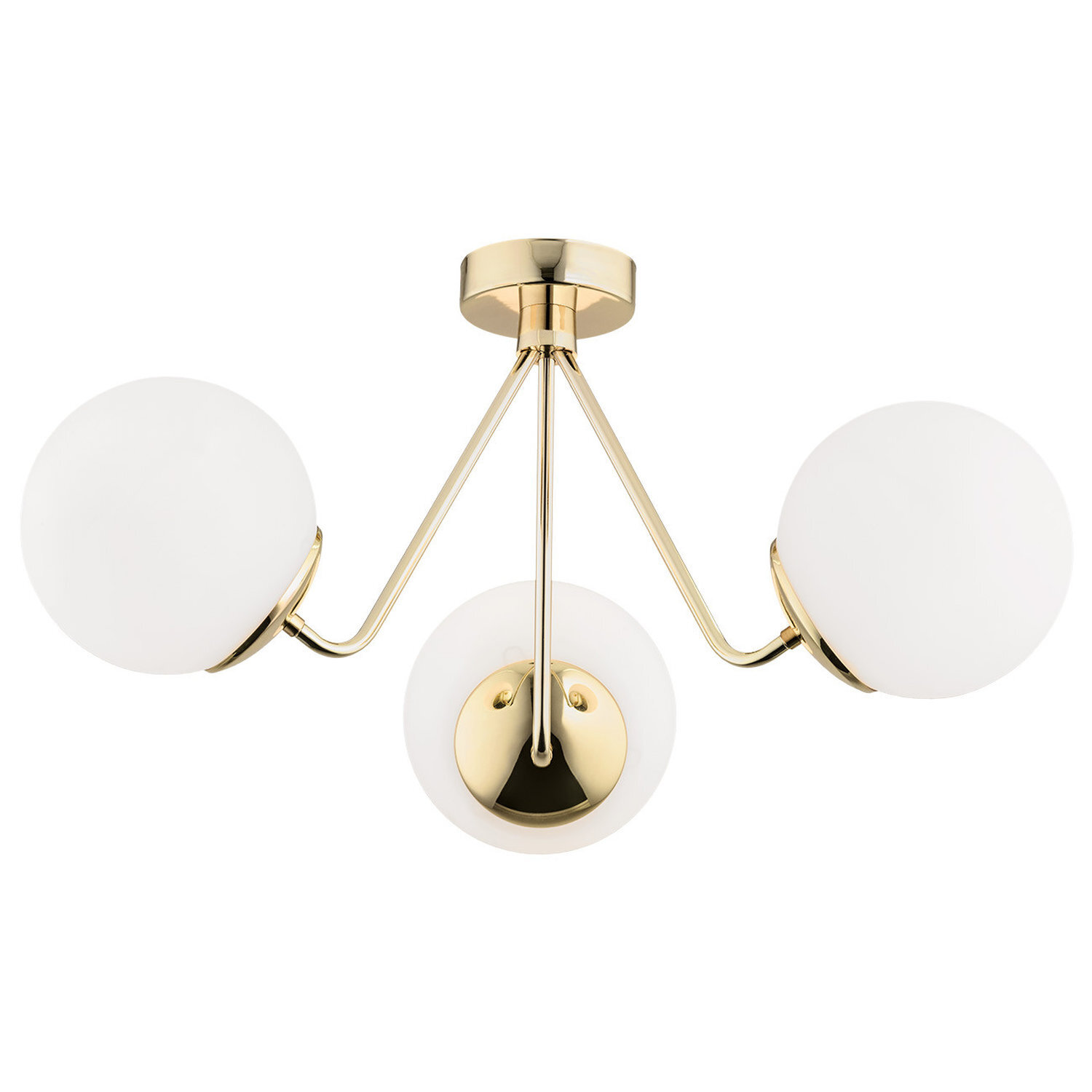 Argon Lighting Tomar Ceiling Light Brass