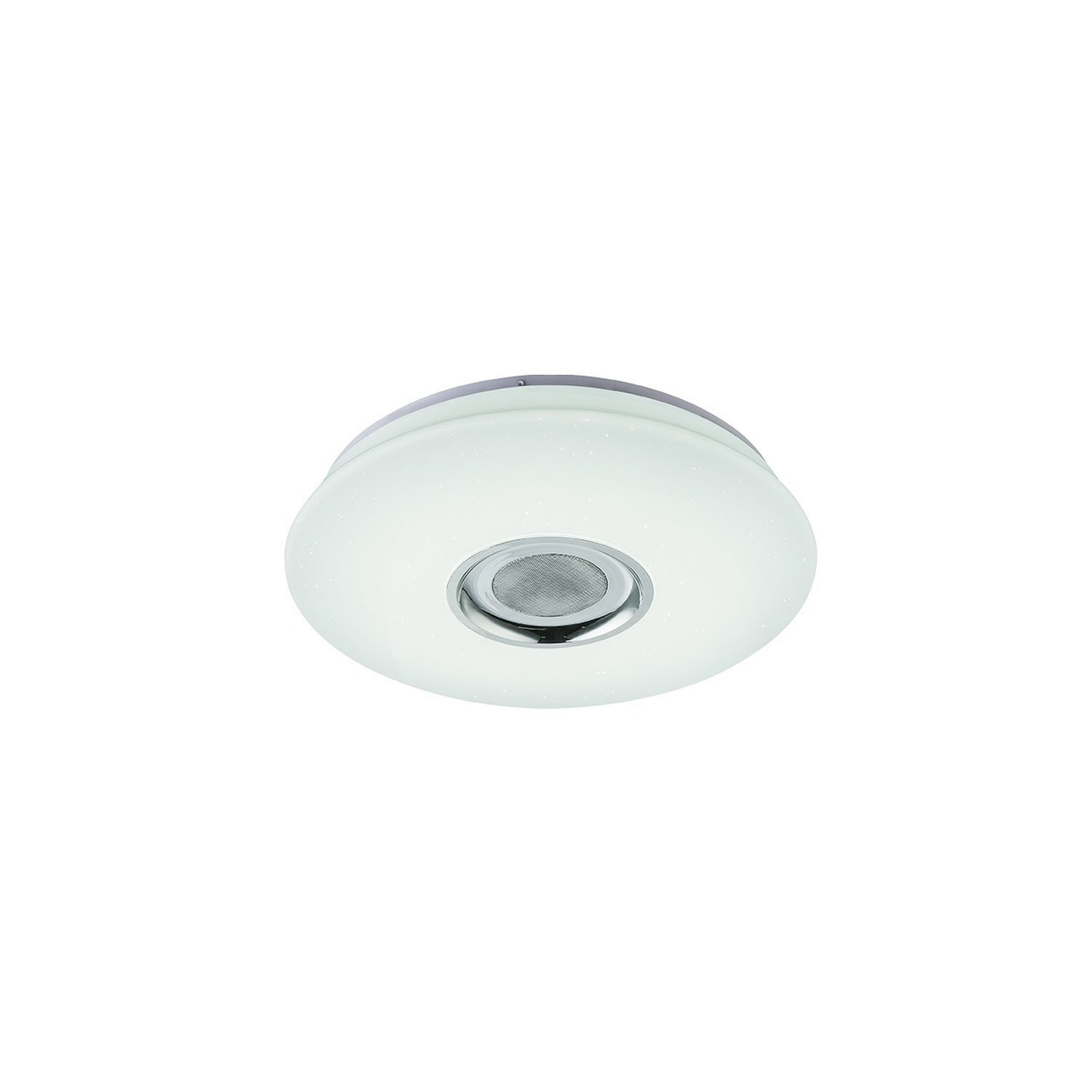 Globo Nicole Speaker Light - White - 40cm Ceiling Lamp with Bluetooth Speaker & RGB Color Changing LEDs - Image 2