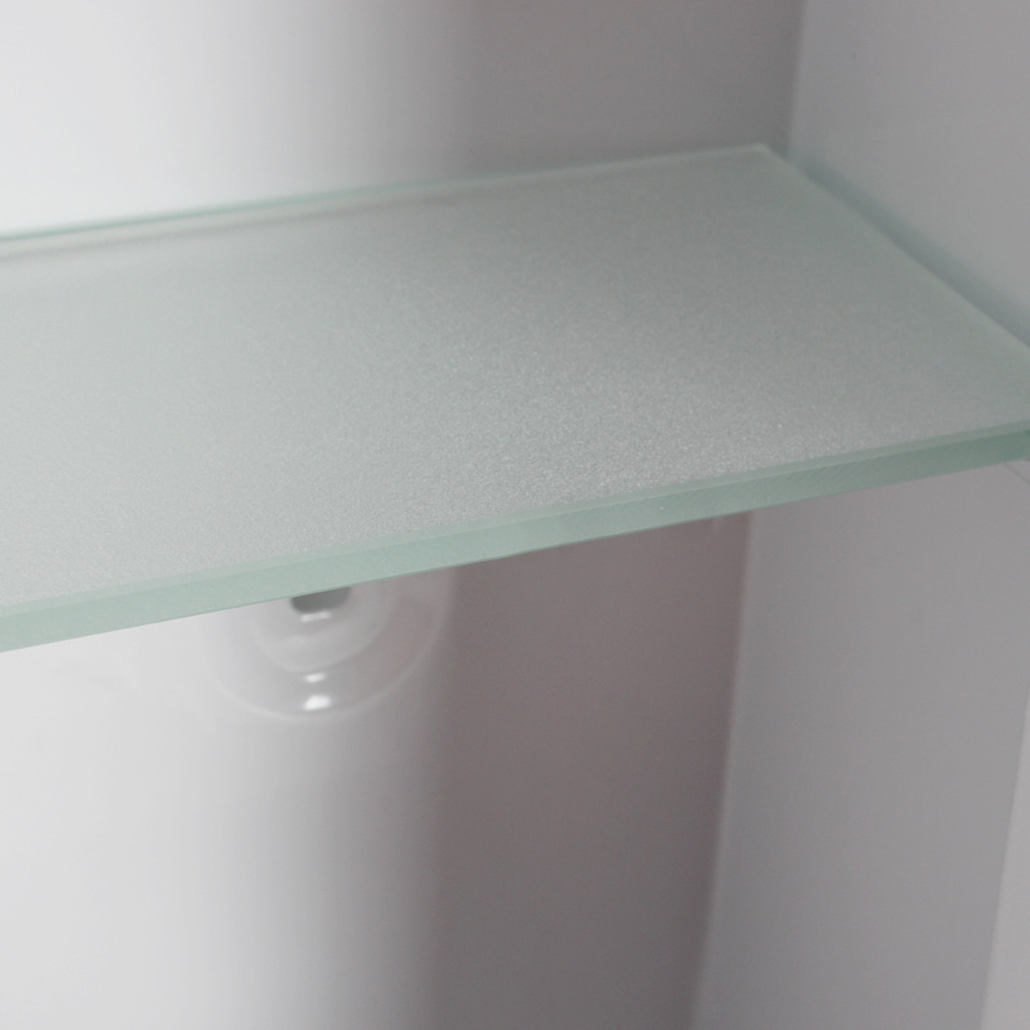 Wall-mounted Bathroom Mirror Cabinet With Led Lights - Silver 60cm