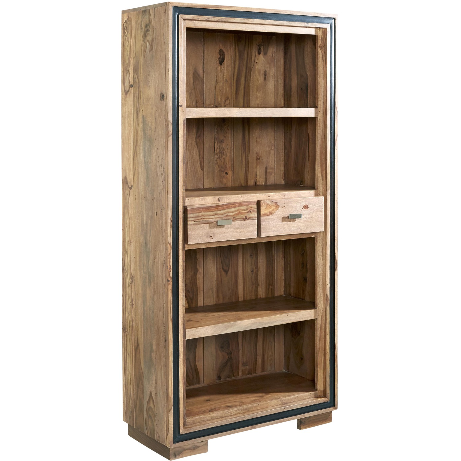 IH Design - Indus Sheesham Large Bookcase - Medium Wood thumbnail