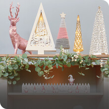 santa standing decorations