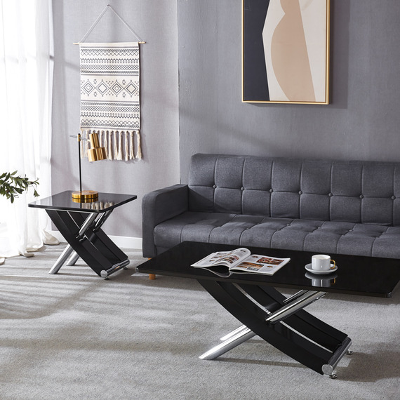 Carlo Top MDF High Gloss Side Table