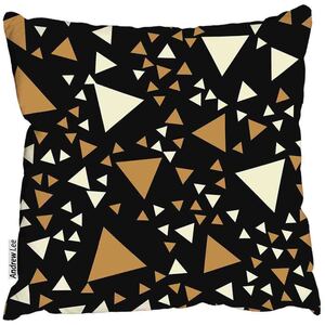 Geometric Pattern With Triangles Outdoor Cushion