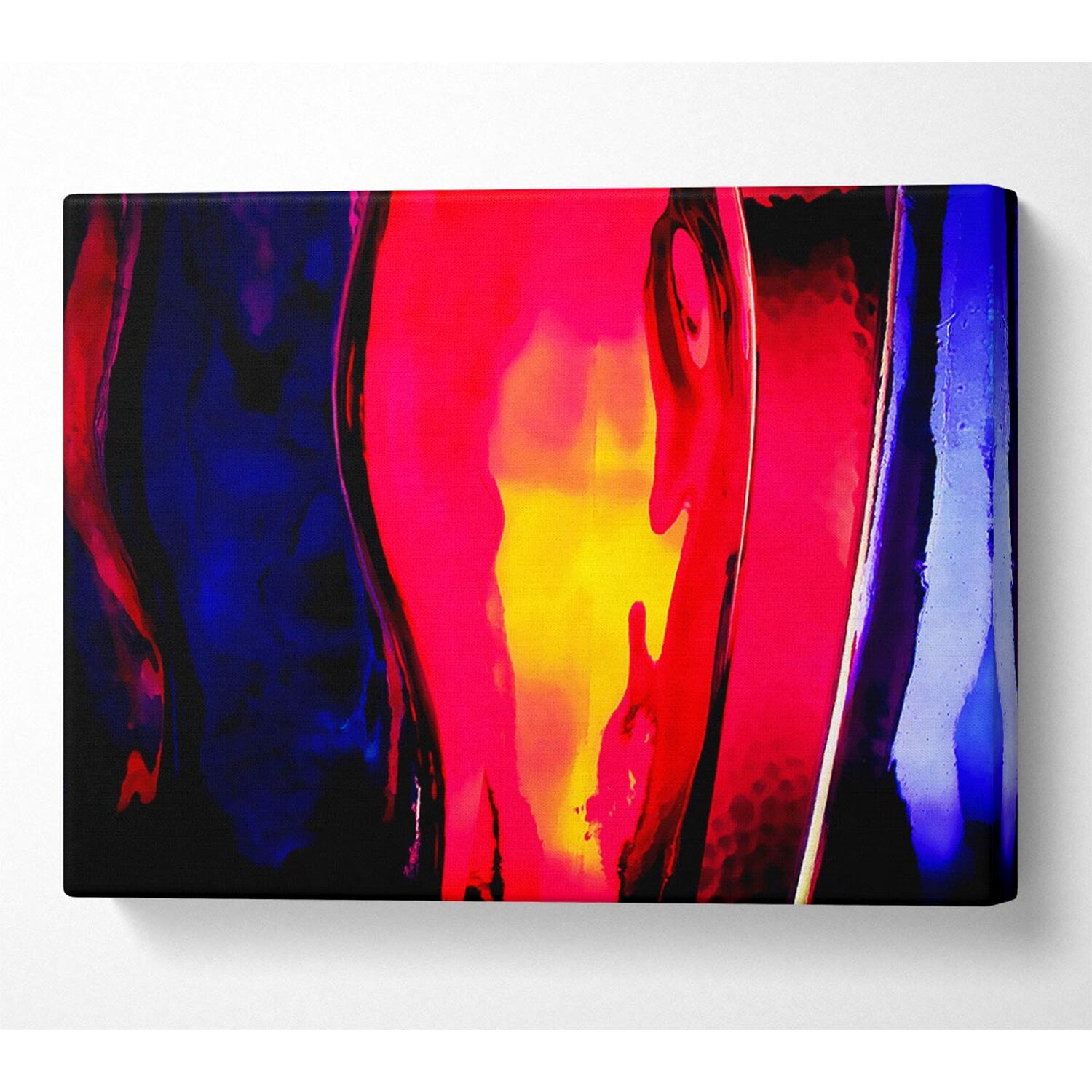 Wallart-Direct - Glass Rainbow Canvas Print Wall Art - Yellow / 101.6cm thumbnail