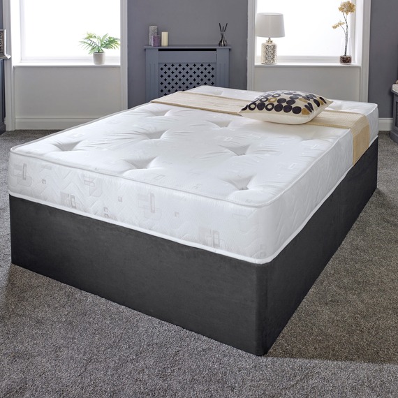 The Geo Wave Dual Sided Free Spring Mattress with Tufted Foam 