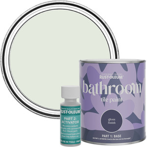 Rust-Oleum Bathroom Tile Paint in Gloss Finish - Sage Mist 750ml
