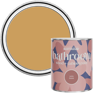 Rust-Oleum Bathroom Wood  Cabinet Paint in Satin Finish - Dijon 750ml