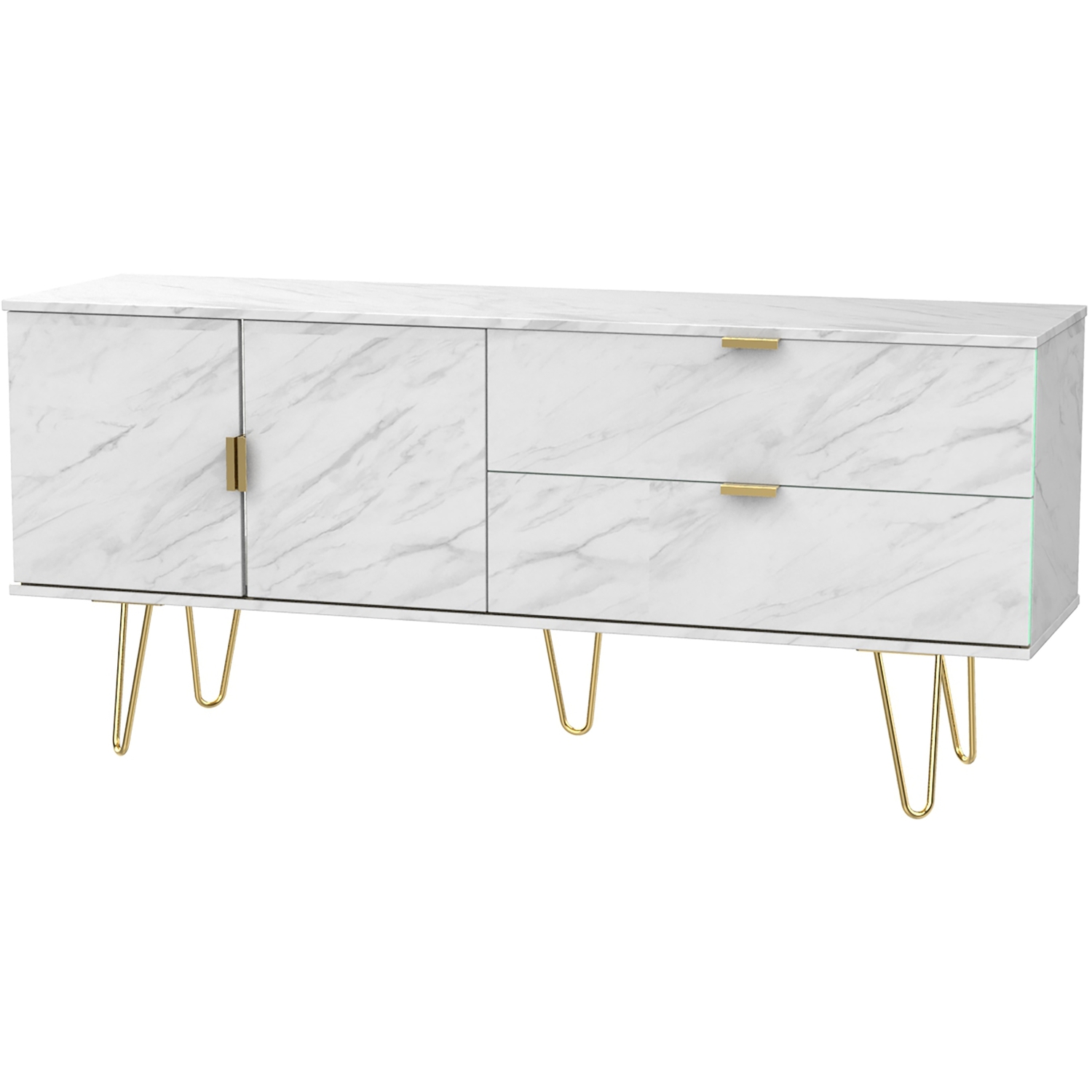 Hong Kong Sideboard Unit - White Marble