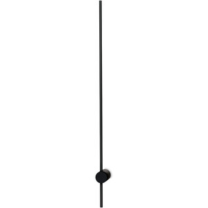 Essence Tall Integrated Led Wall Lamp Black 124cm 3000K