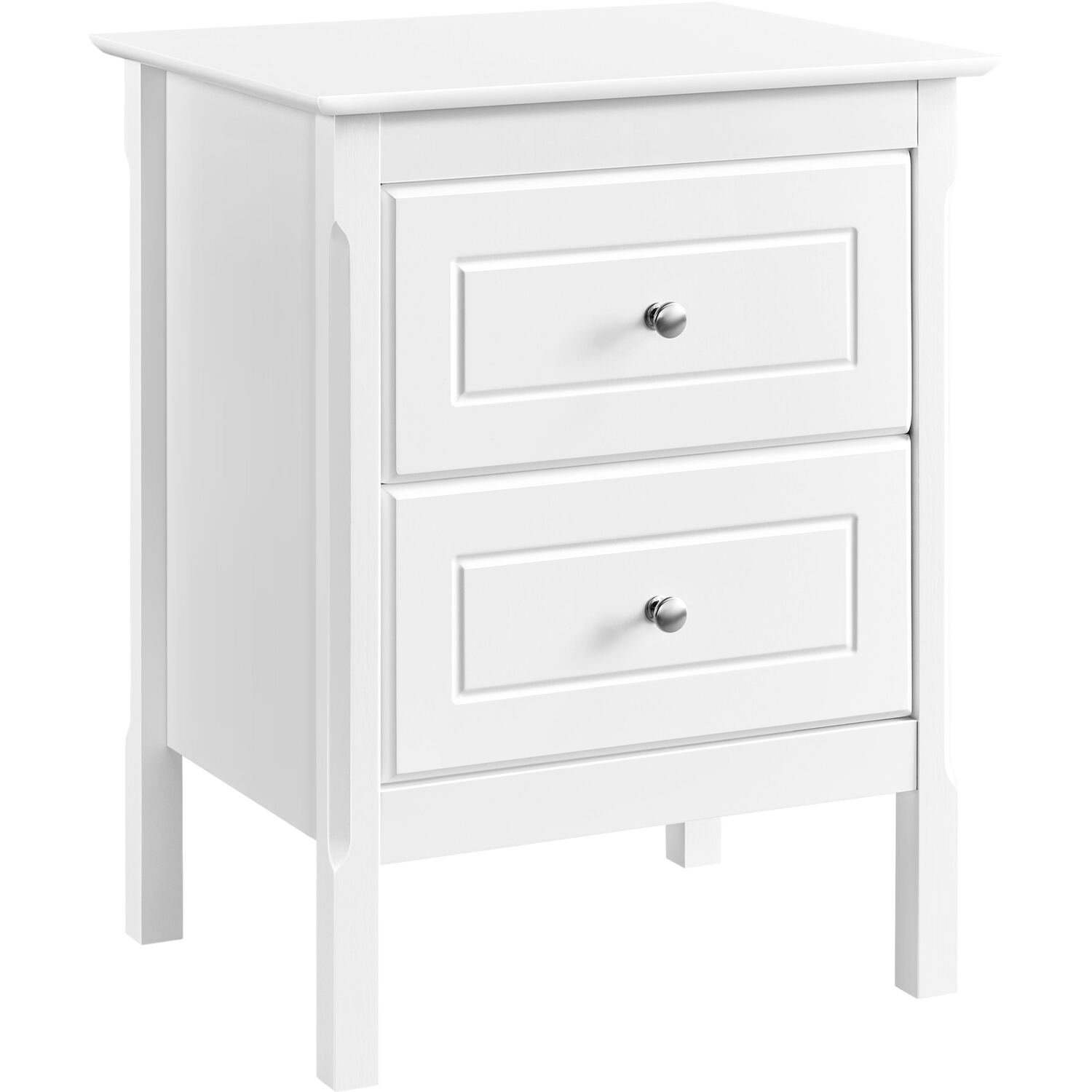 2-drawer Bedside Table - White