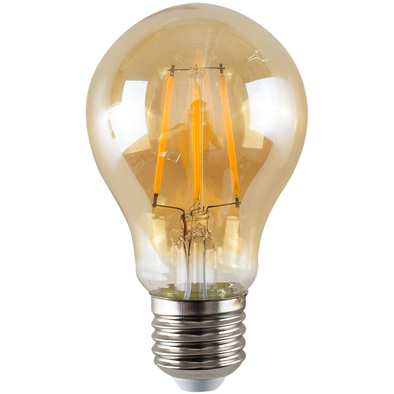 3 Pack E27 Amber Glass LED 4W Warm White 2700K Light Bulbs