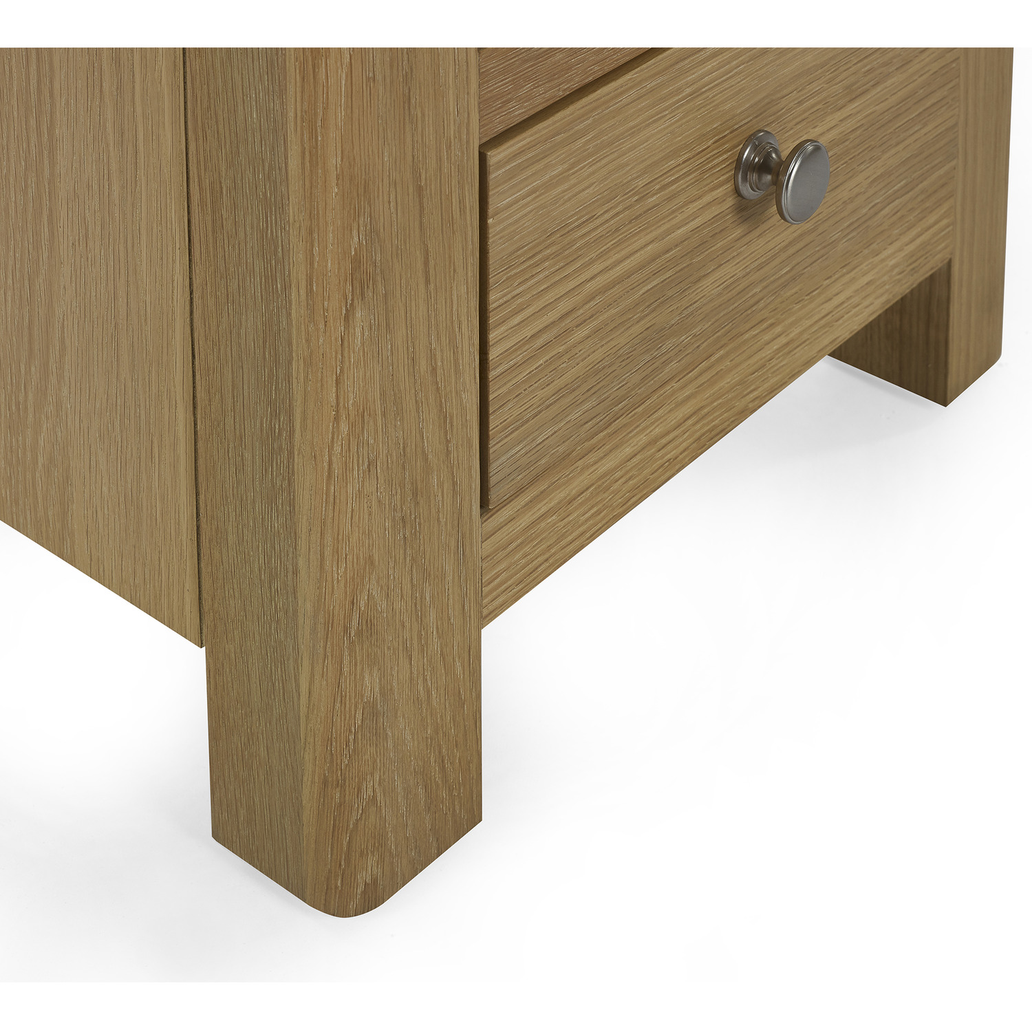 Memphis 3 Drawer Bedside - Limed Oak