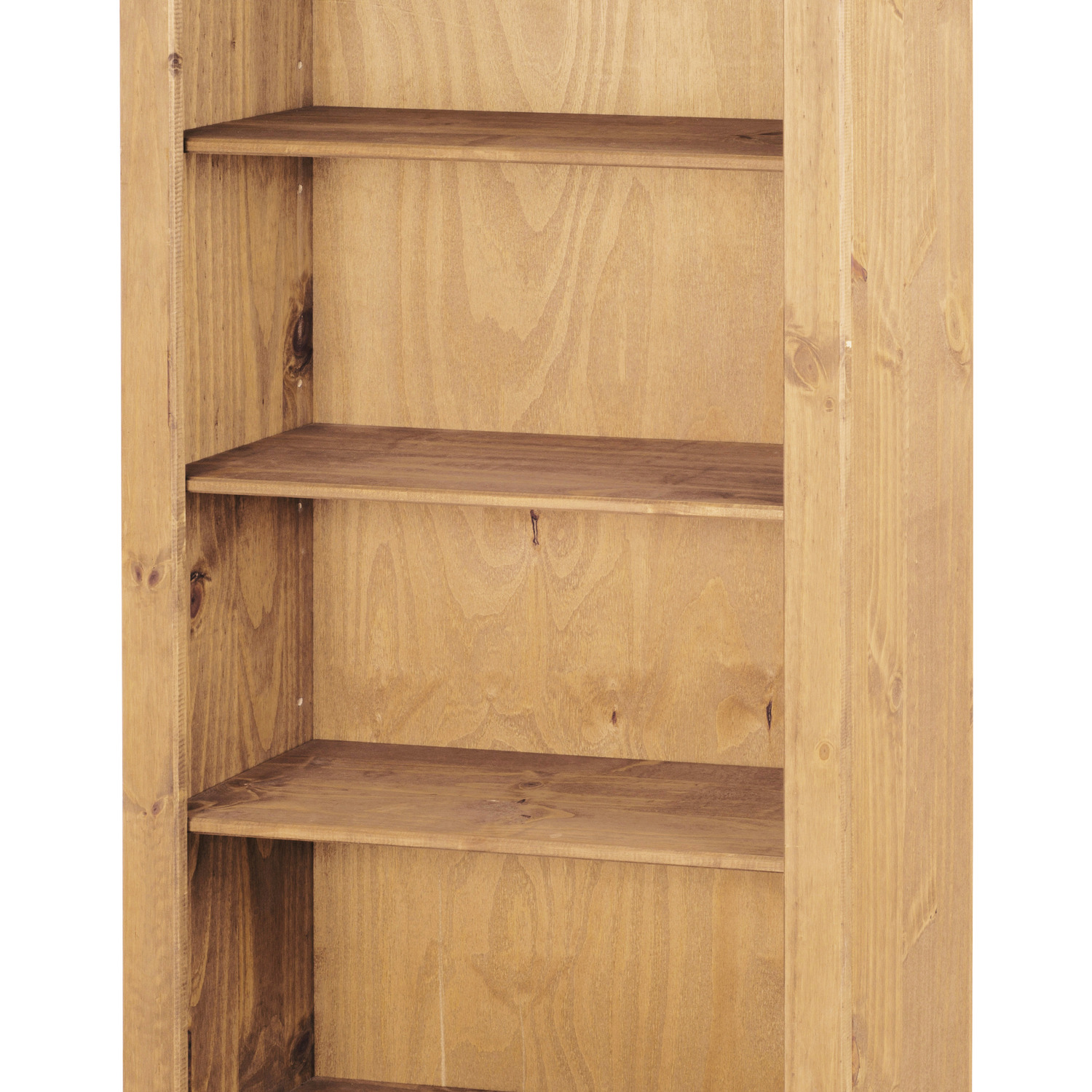 Corona Bookcase Medium - Waxed Pine