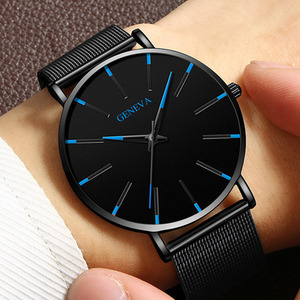 Men's Mesh belt Quartz Watch