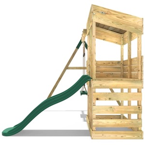 Arches / 222cm Wooden Lookout Tower Playhouse with 6ft Slide shot 5042777