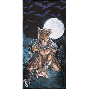 Alchemy Loups Garou Beach Towel Gothic Werewolf Moon