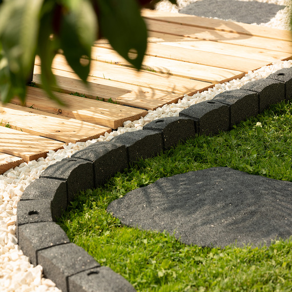 Rubber Roman Stone Garden Border