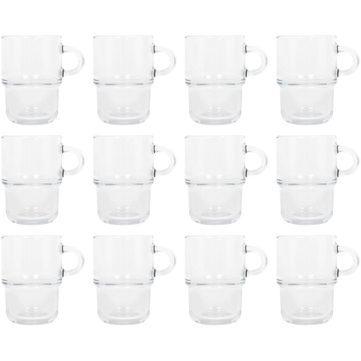 Image of Cozy Stacking Glass Coffee Cups -&hellip;