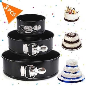 Cake Tin Set Nonstick 3 Pieces Springform Cake Pan