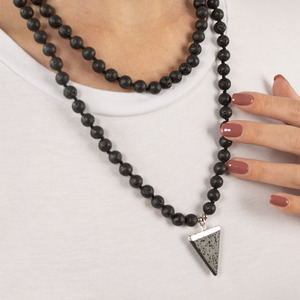 Strength Myga Mala Bead Necklace shot 5651702