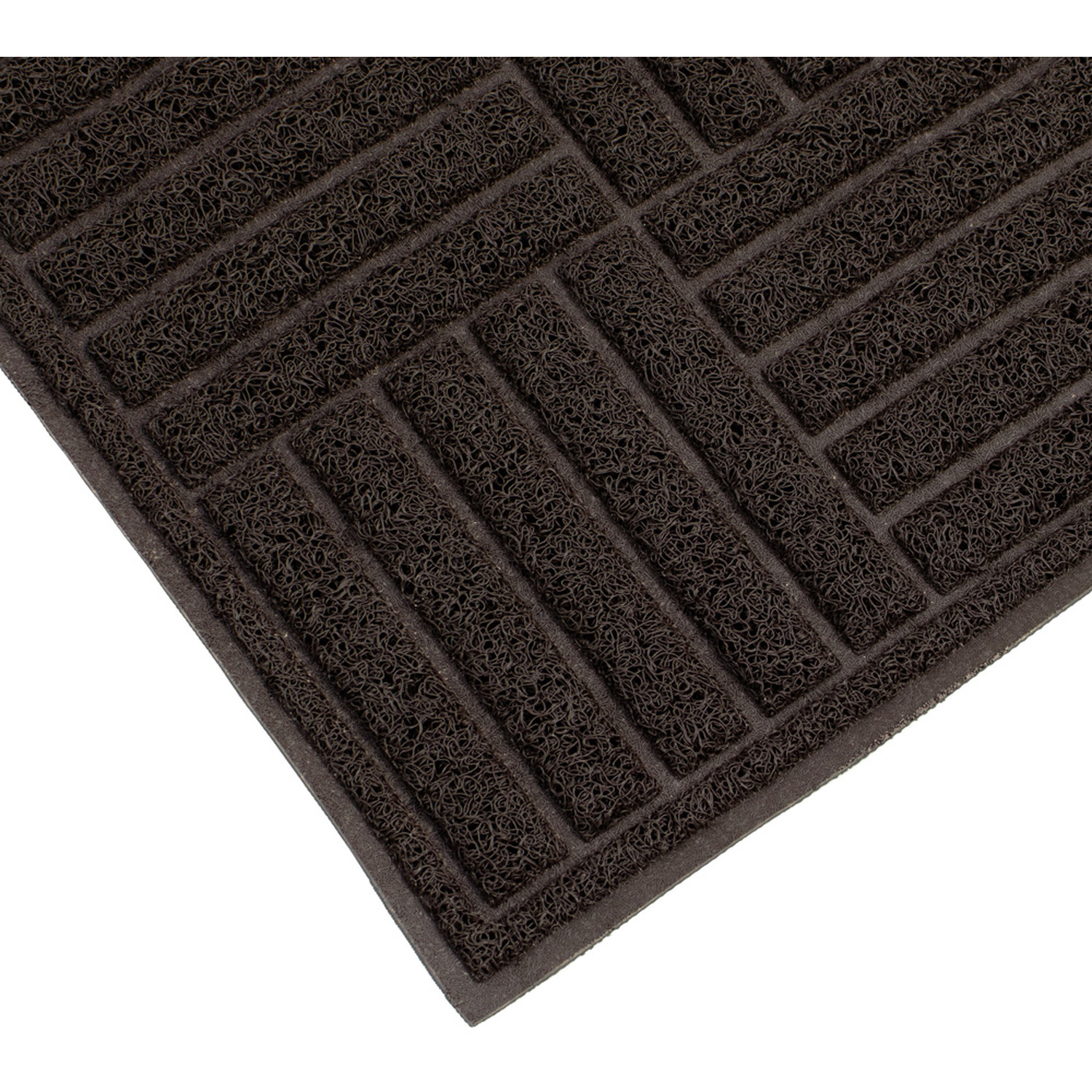 Jvl Mud Grabber Scraper Doormat - Square - Brown