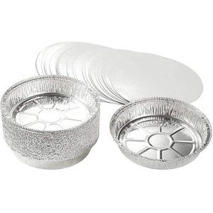 No.12 Disposable Aluminium Foil Trays Containers With Lids