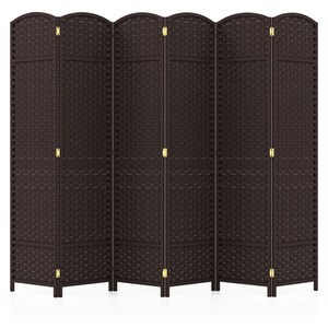 6-Panel Room Divider Folding Privacy Screen