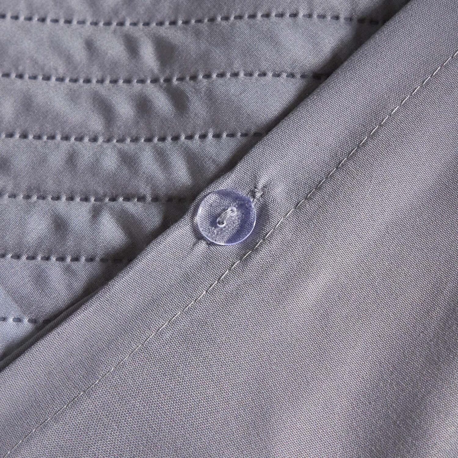 Ralph Geometric Pinsonic Duvet Set - Grey King