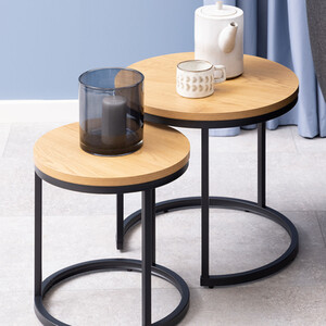 Spiro Round Nest of Tables