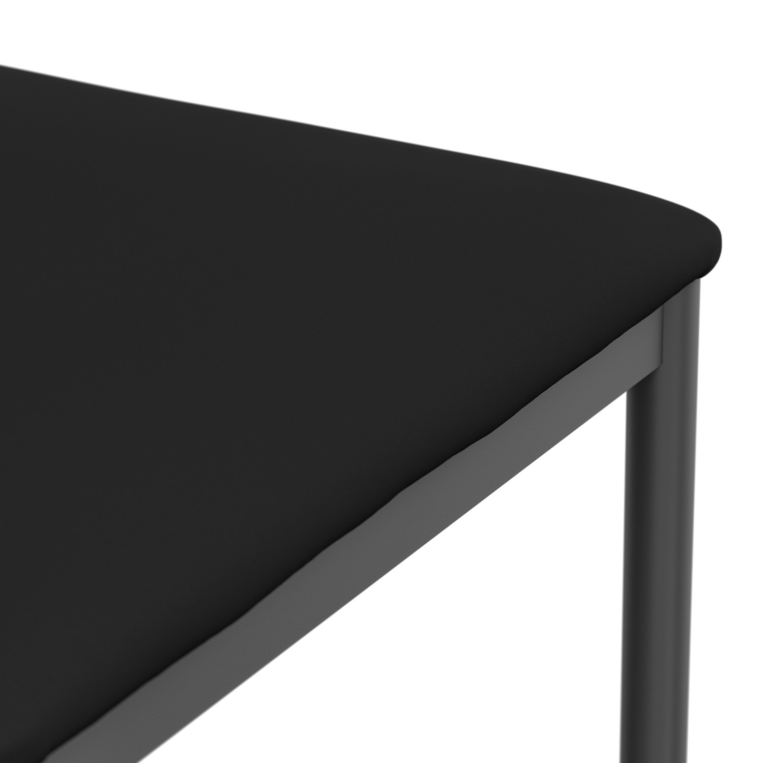 Set Of 2 4 6 8 Monza Faux Leather Dining Chair - Black 8