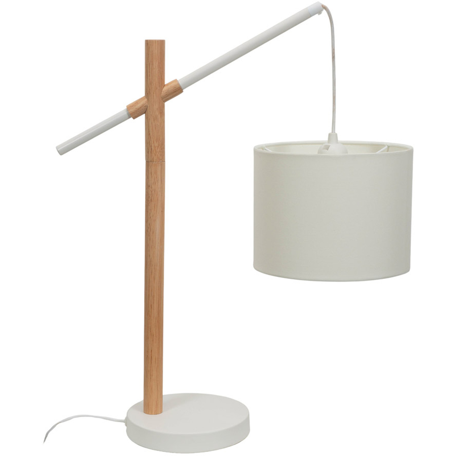 Image of Adrianna Wooden Hanging Table Lamp with&hellip;