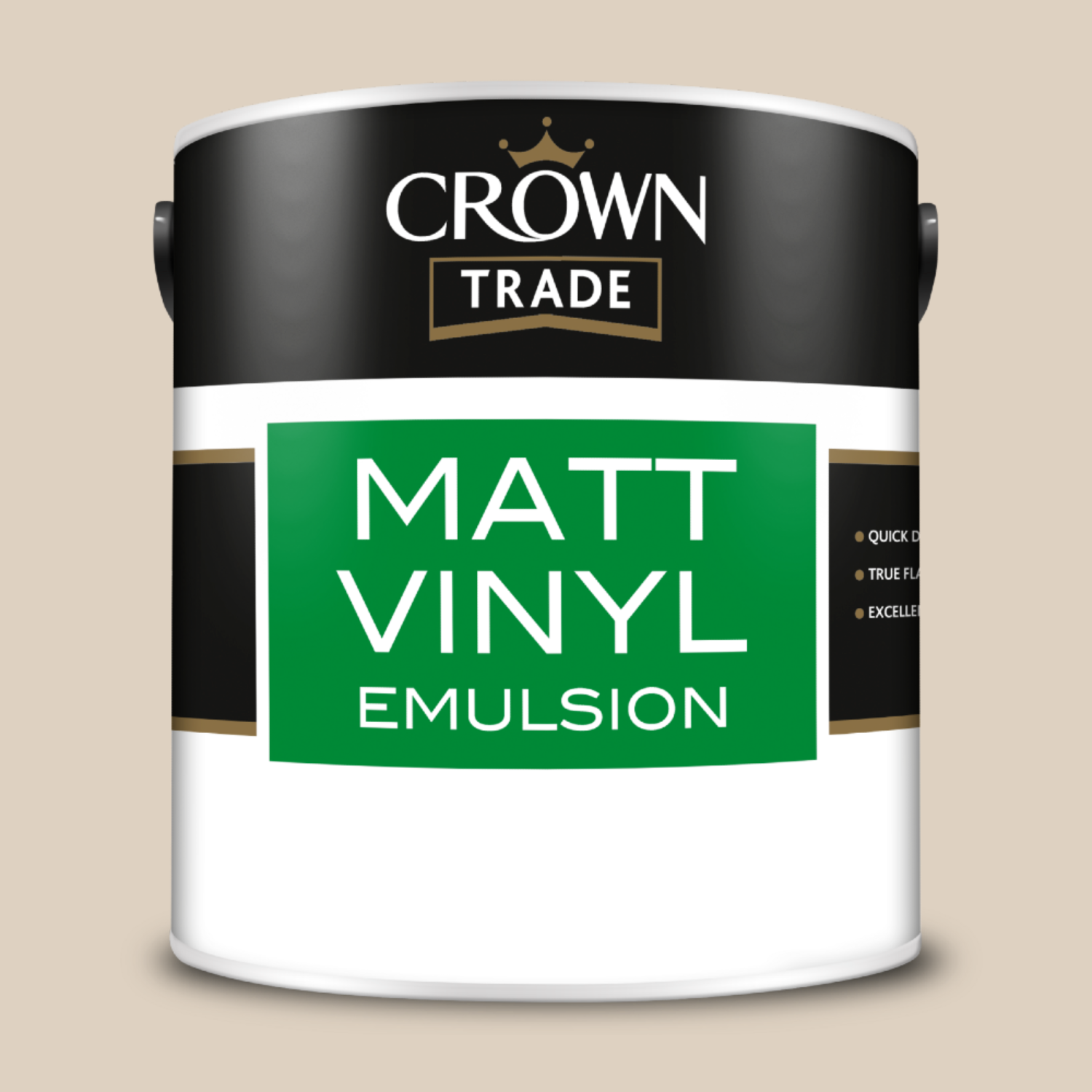 Crown Trade Vinyl Matt Mixed Colour - Wheatgrass  / 2.5l