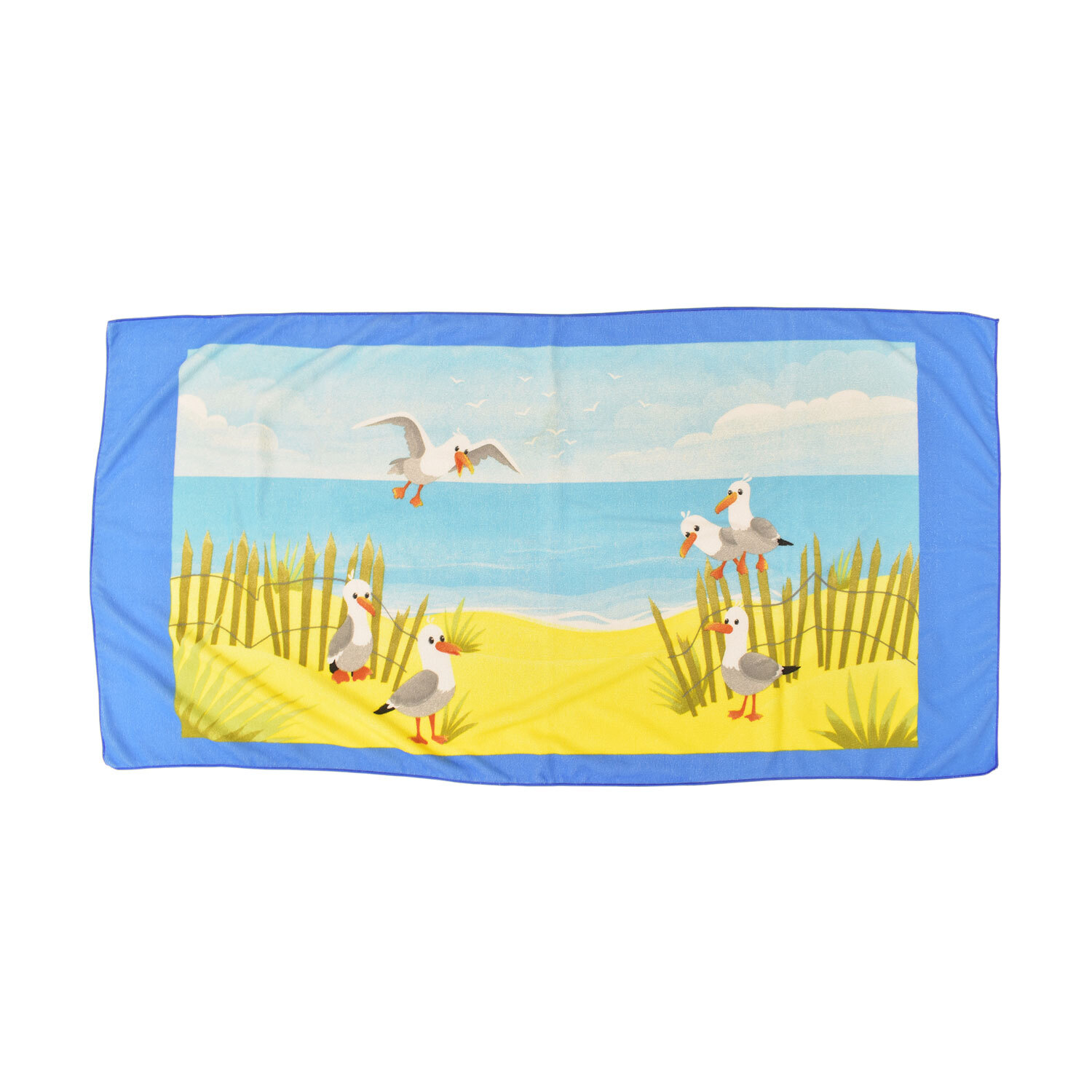 COTE D'AZUR STYLE MICROFIBER BEACH TOWEL