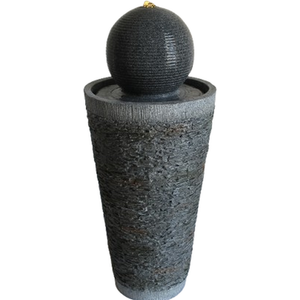 Majestic Tower Modern Solar Water Feature