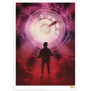 Back to the Future Clock Tower Limited Edition Art Print