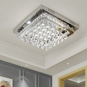 Luxury Crystal LED Flush Mounted Ceiling Light