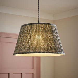 Abel Large Floral Pleated Tapered Lamp Shade