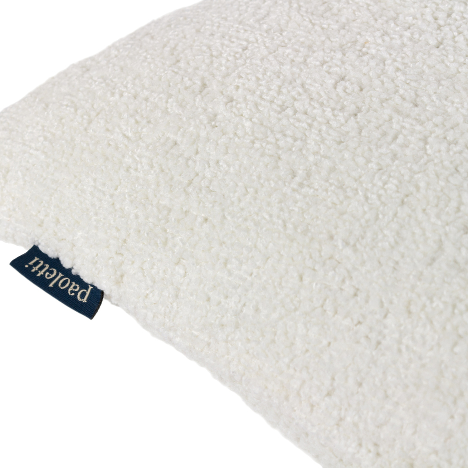 Nellim Boucle Cushion 60 X 60cm - Ecru Polyester