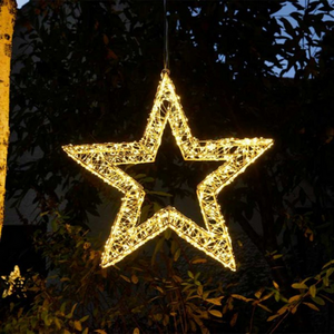 Christmas Galaxy Star with 1440 Warm White LEDs