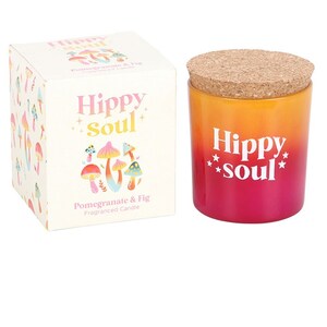 Hippy Soul Pomegranate  Fig Scented Candle