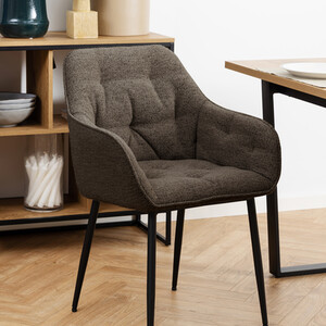 Pair of Brooke Dining Chairs with Armrests