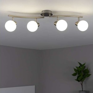 Arm LED Dimmable Ceiling Spotlight with Bulbs